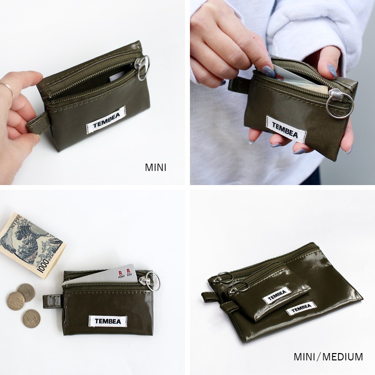 TEMBEA テンベア｜FLAT POUCH MINI　ARMY