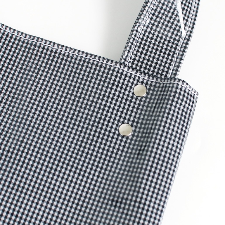TEMBEA テンベア｜BAGUETTE TOTE MEDIUM　GINGHAM SMALL BLACK