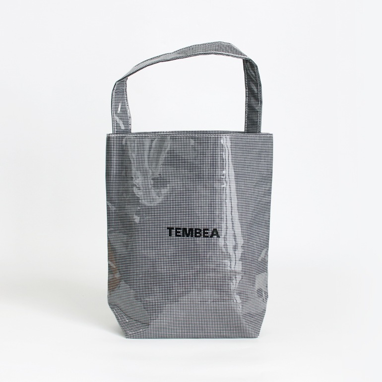 TEMBEA テンベア｜BAGUETTE TOTE MEDIUM　GINGHAM SMALL BLACK