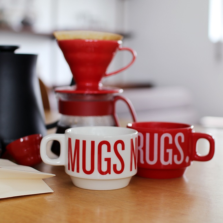 COFFEE SUPREME コーヒースプリーム｜MUGS NOT DRUGS STACKER MUG RED【SEE YOU AGAIN】