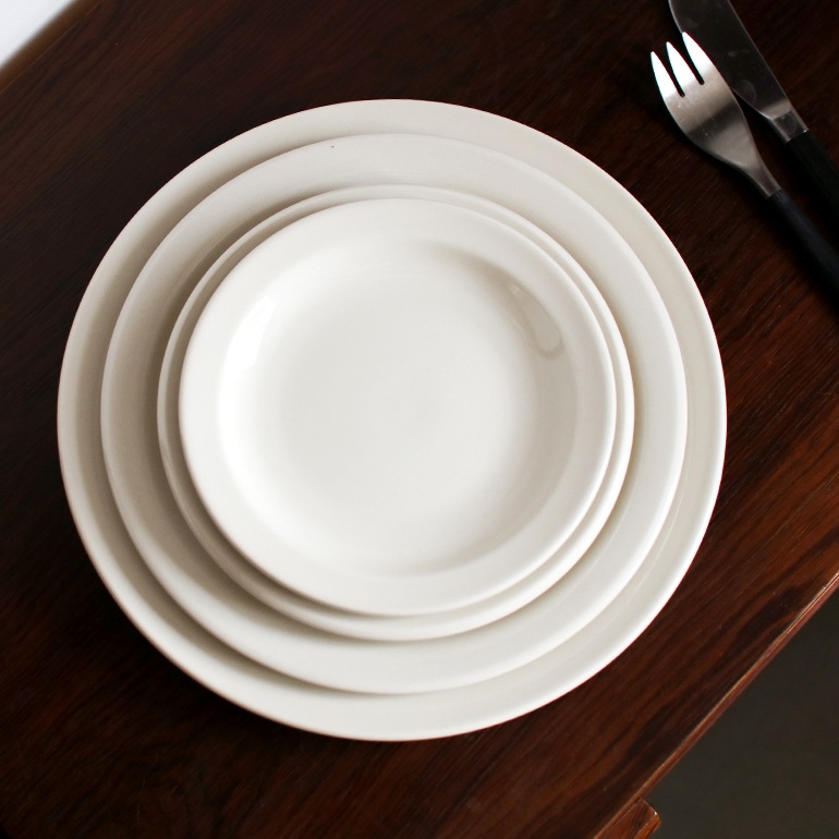 HOMER LAUGHLIN CHINA ホーマーラフリンチャイナ｜PLATE NARROW RIM【XL /26.7cm】