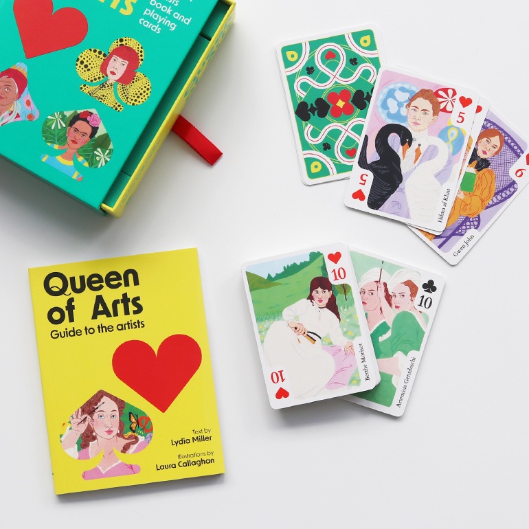 QUEEN OF ARTS: WOMEN ARTISTS BOOK AND PLAYING CARDS トランプ