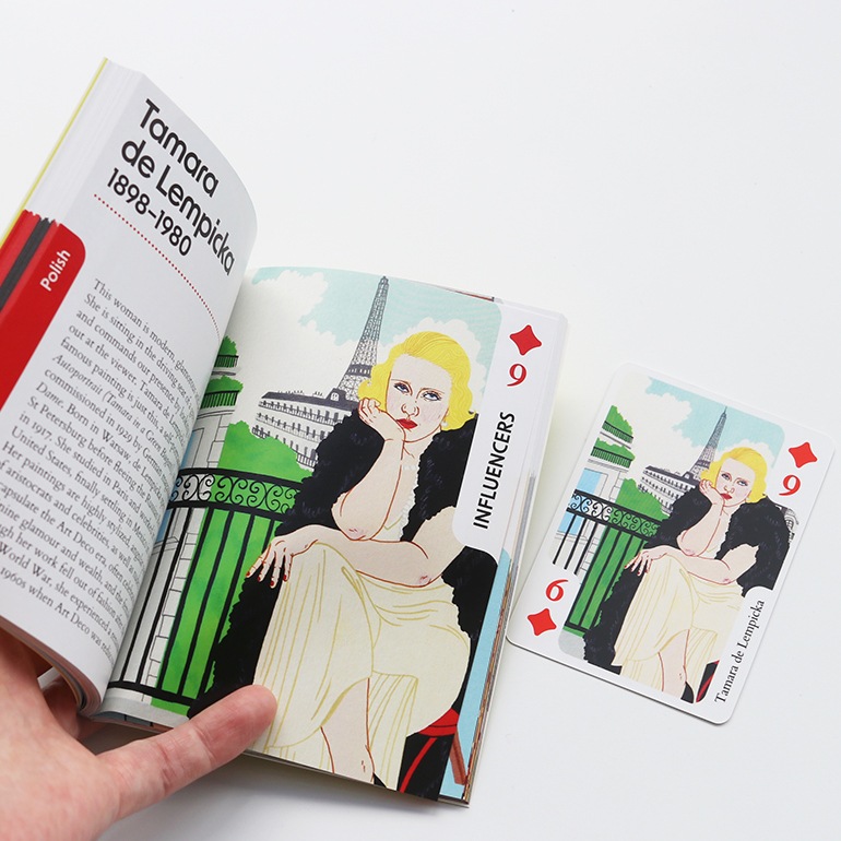 QUEEN OF ARTS: WOMEN ARTISTS BOOK AND PLAYING CARDS トランプ