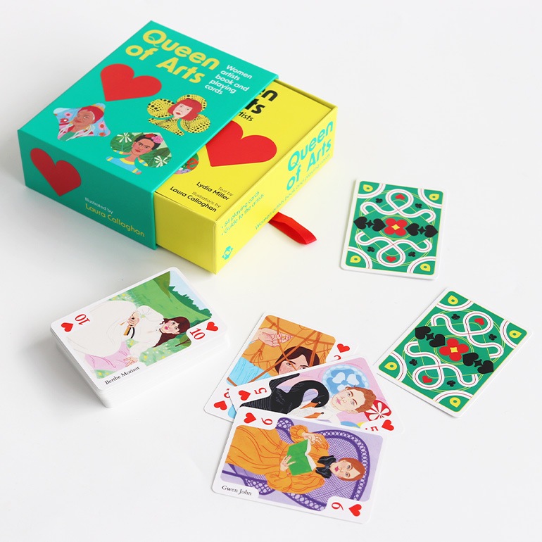 QUEEN OF ARTS: WOMEN ARTISTS BOOK AND PLAYING CARDS トランプ