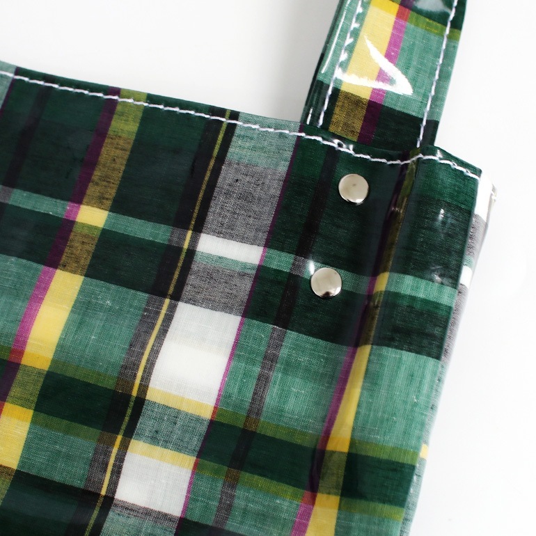 TEMBEA テンベア｜BAGUETTE TOTE MEDIUM　CHECK GREEN