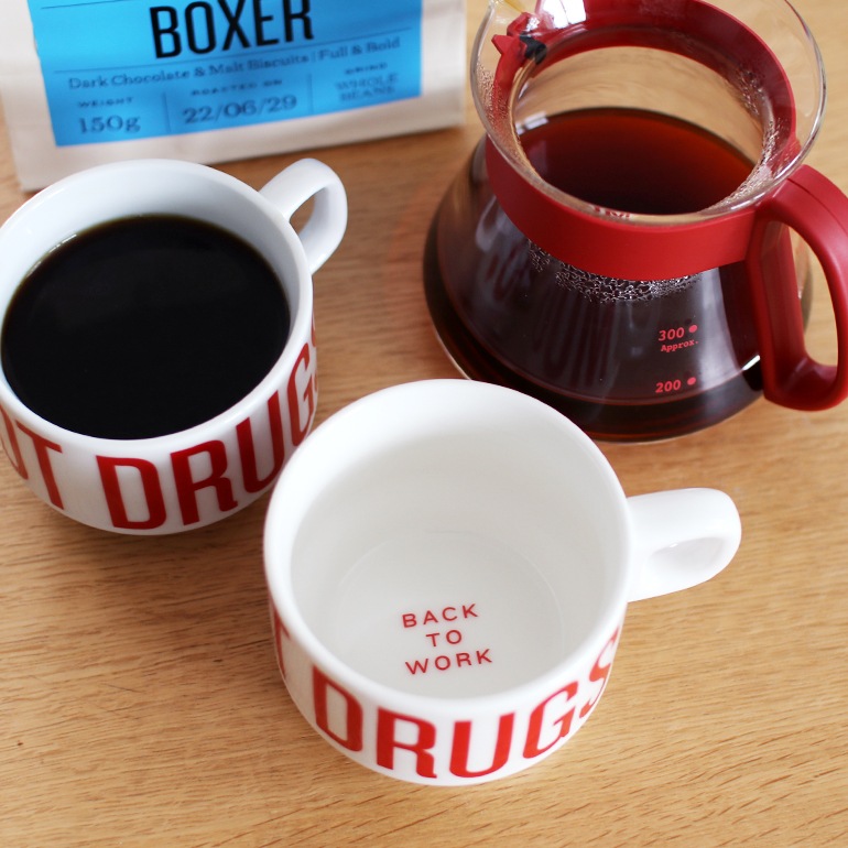 COFFEE SUPREME コーヒースプリーム｜MUGS NOT DRUGS STACKER MUG【SAME AGAIN】【BACK TO WORK】