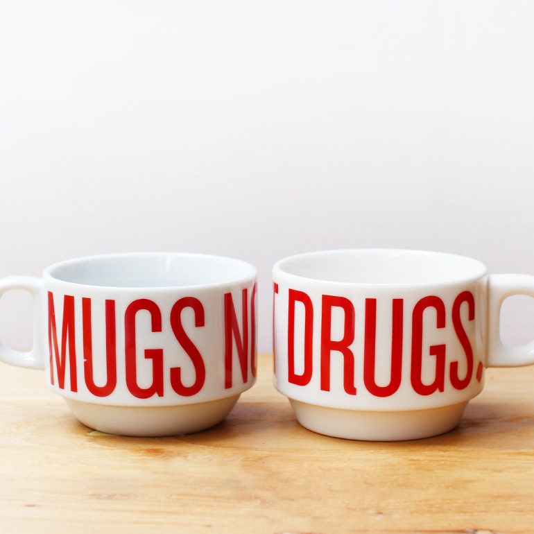 COFFEE SUPREME コーヒースプリーム｜MUGS NOT DRUGS STACKER MUG【SAME AGAIN】【BACK TO WORK】