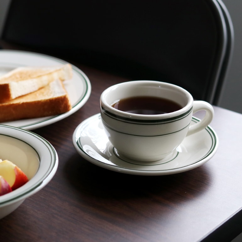 Tuxton タクストン｜Green Bay Cup & Saucer