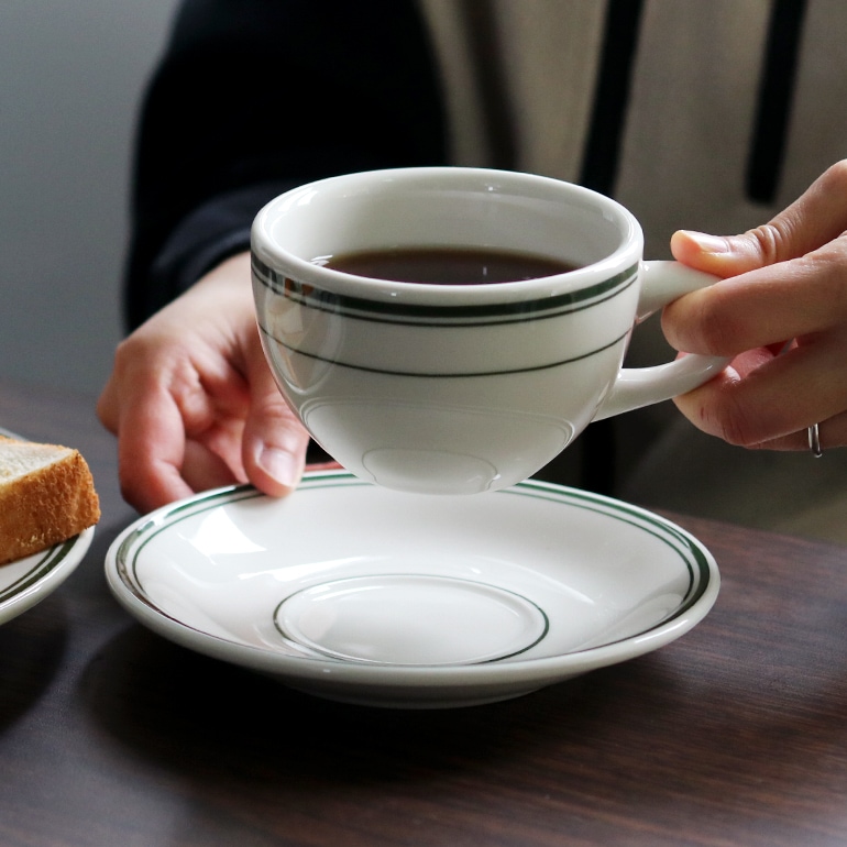 Tuxton タクストン｜Green Bay Cup & Saucer