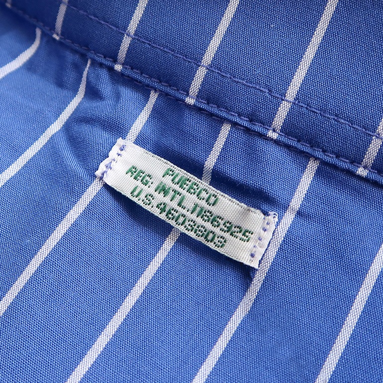 PUEBCO プエブコ｜COTTON STRIPE SHIRT / REGULAR COLLAR【全3色】