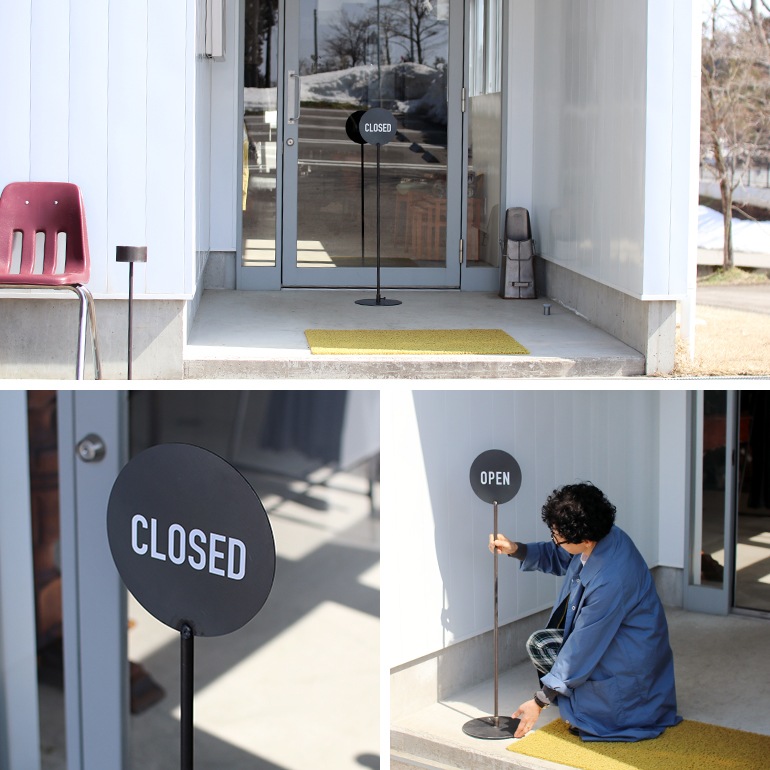 SIKAKU シカク｜STAND SIGN【OPEN & CLOSED】