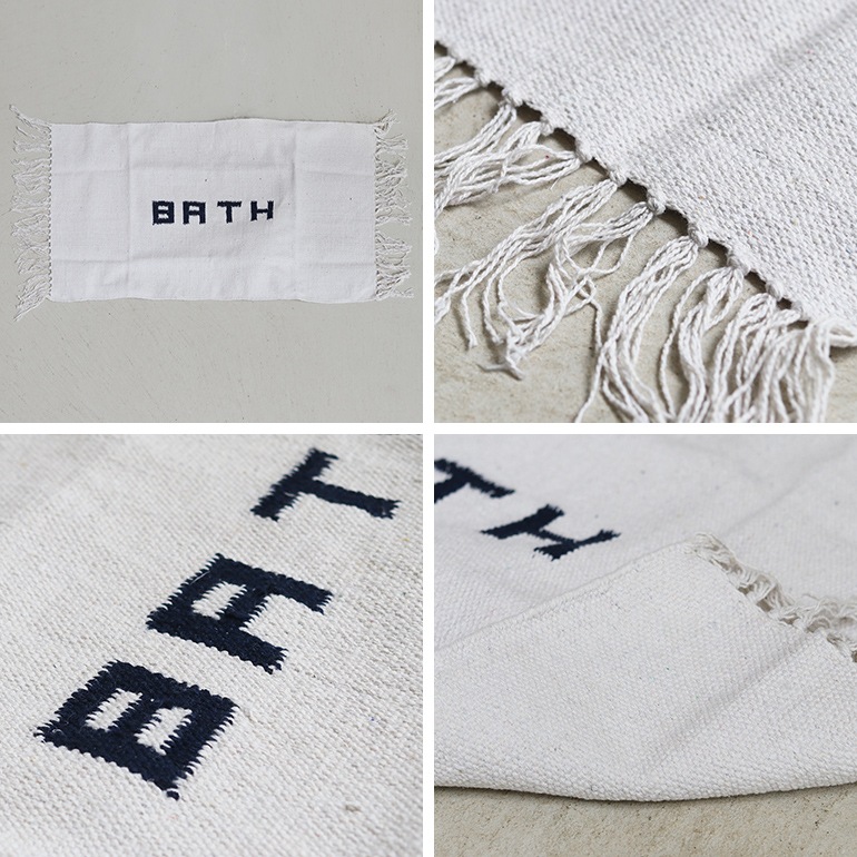 PUEBCO プエブコ｜HANDLOOMED RECYCLE YARN BATH MAT バスマット