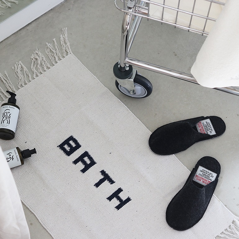 PUEBCO プエブコ｜HANDLOOMED RECYCLE YARN BATH MAT バスマット