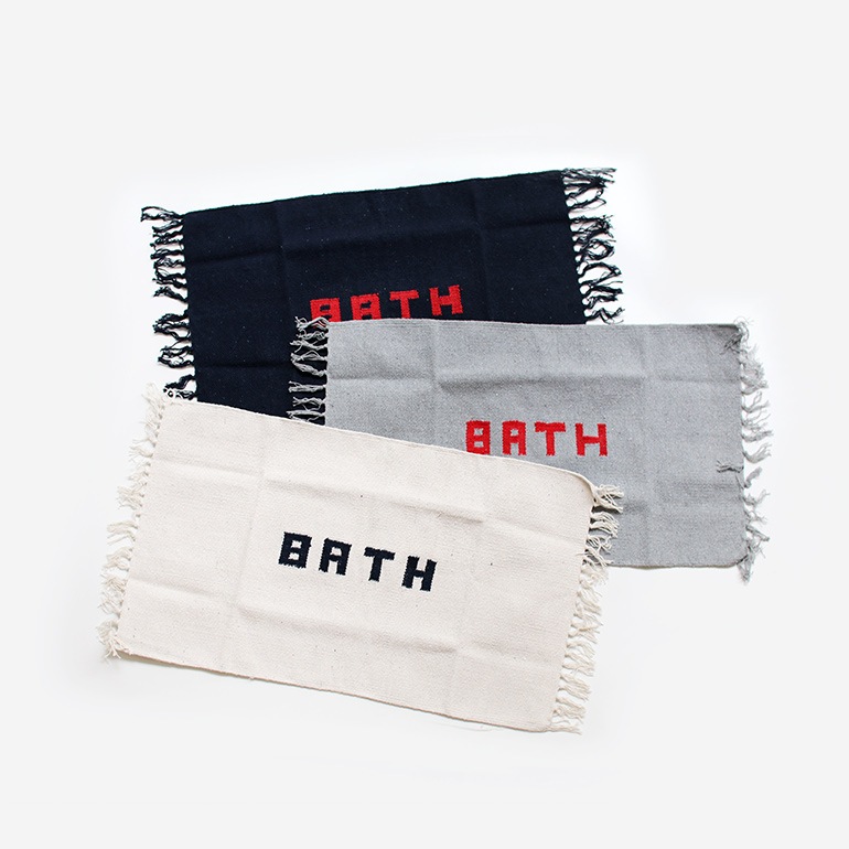 PUEBCO プエブコ｜HANDLOOMED RECYCLE YARN BATH MAT バスマット
