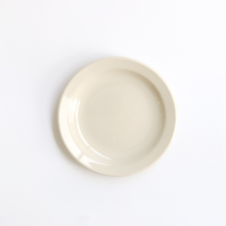 HOMER LAUGHLIN CHINA ホーマーラフリンチャイナ｜PLATE NARROW RIM【M /18.4cm】
