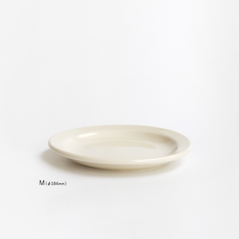 HOMER LAUGHLIN CHINA ホーマーラフリンチャイナ｜PLATE NARROW RIM【M /18.4cm】