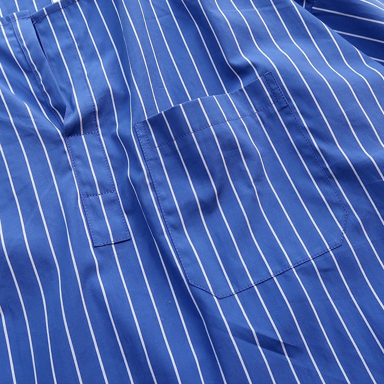 PUEBCO プエブコ｜COTTON STRIPE SHIRT / CREW NECK【全3色】