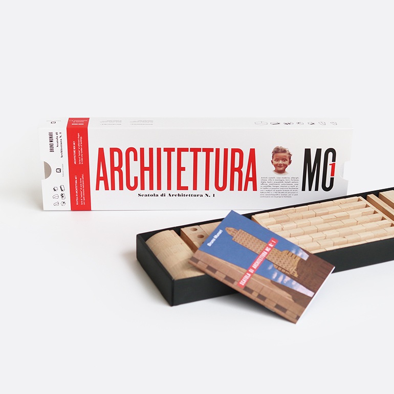 【B品/開封済み】corraini Bruno Munari コッライーニ ブルーノ・ムナーリ｜MC1 Architecture Box MC1 アーキテクチャーボックス