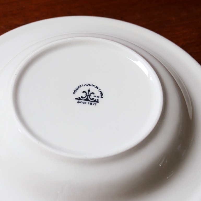 HOMER LAUGHLIN CHINA ホーマーラフリンチャイナ｜RIM SOUP PLATE