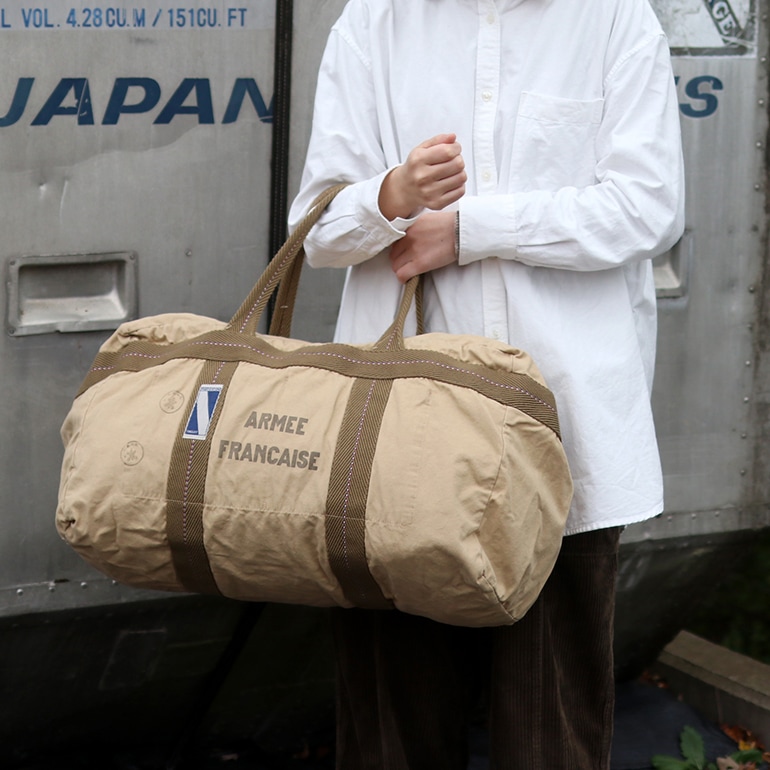 85年製　フランス軍　パラシュートバッグ DEAD STOCK / French Army Force Paratrooper Parachute Bag