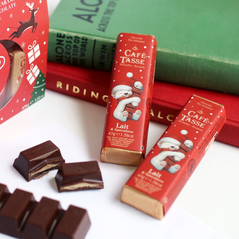 Cafe-Tasse カフェタッセ｜クリスマス スペキュロスミルクチョコ 45g