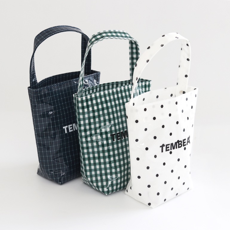 TEMBEA テンベア｜BAGUETTE TOTE MINI　CHECK BLUE