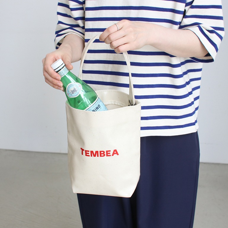 TEMBEA テンベア｜BAGUETTE TOTE MINI　CHECK BLUE
