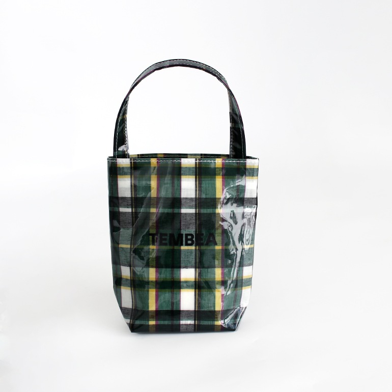 テンベア　BAGUETTE TOTE MINI　グリーン TEMBEA テンベア｜BAGUETTE TOTE MINI CHECK GREEN 通販｜DUPON35