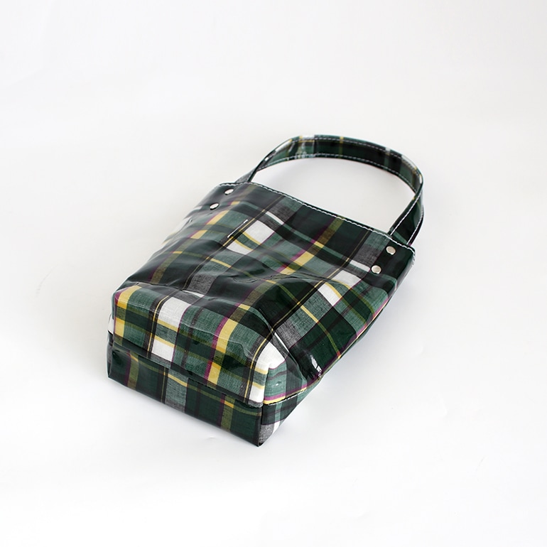 TEMBEA テンベア｜BAGUETTE TOTE MINI CHECK GREEN 通販｜DUPON35
