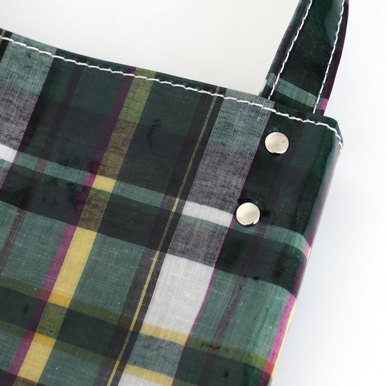 TEMBEA テンベア｜BAGUETTE TOTE MINI　CHECK GREEN