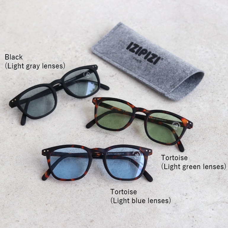 IZIPIZI イジピジ｜SUN LIGHTCOLOR #E　Tortoise(Light blue lenses)