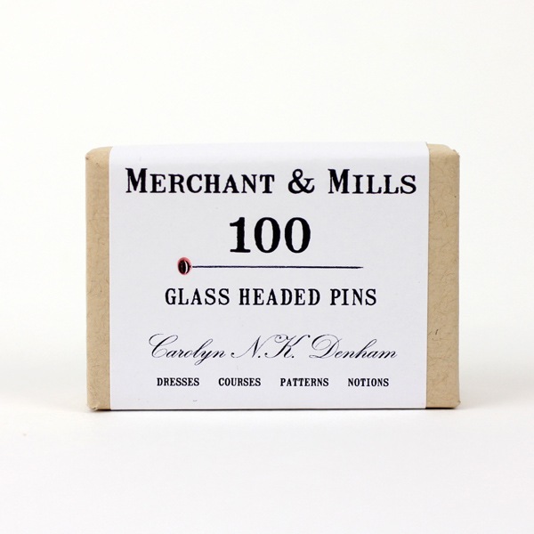 MERCHANT&MILLS マーチャン&ミルズ｜GLASS HEADED PINS　ガラスマチ針