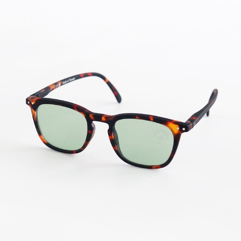 IZIPIZI イジピジ｜SUN LIGHTCOLOR #E　Tortoise(Light green lenses)
