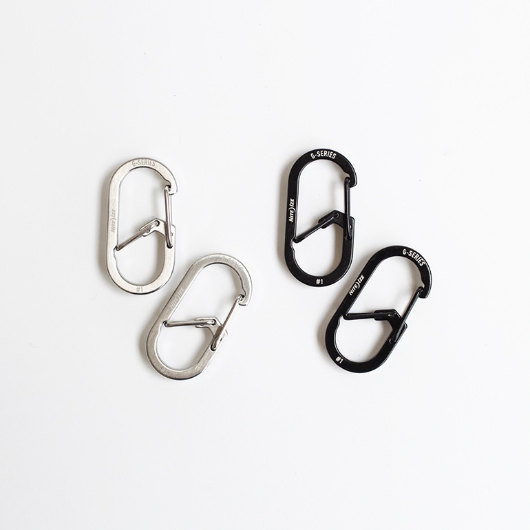 NITE IZE ナイトアイズ｜Gシリーズ DUAL CHAMBER CARABINER #1 (2個入)