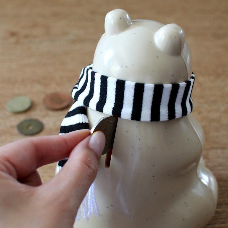 Polar Bear Money Box（with muffler 2026）