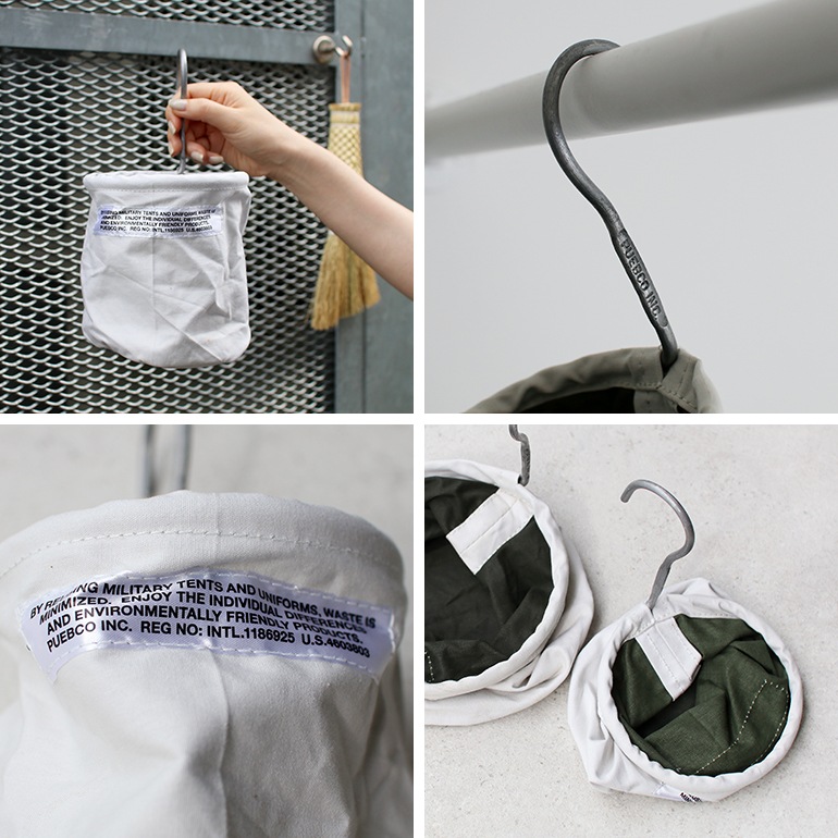 PUEBCO プエブコ｜VINTAGE MATERIAL HOOK BASKET Small