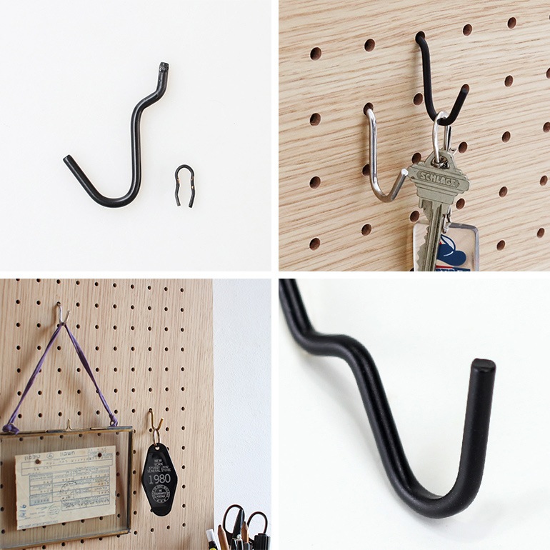 amabro アマブロ｜PEG HOOK Black