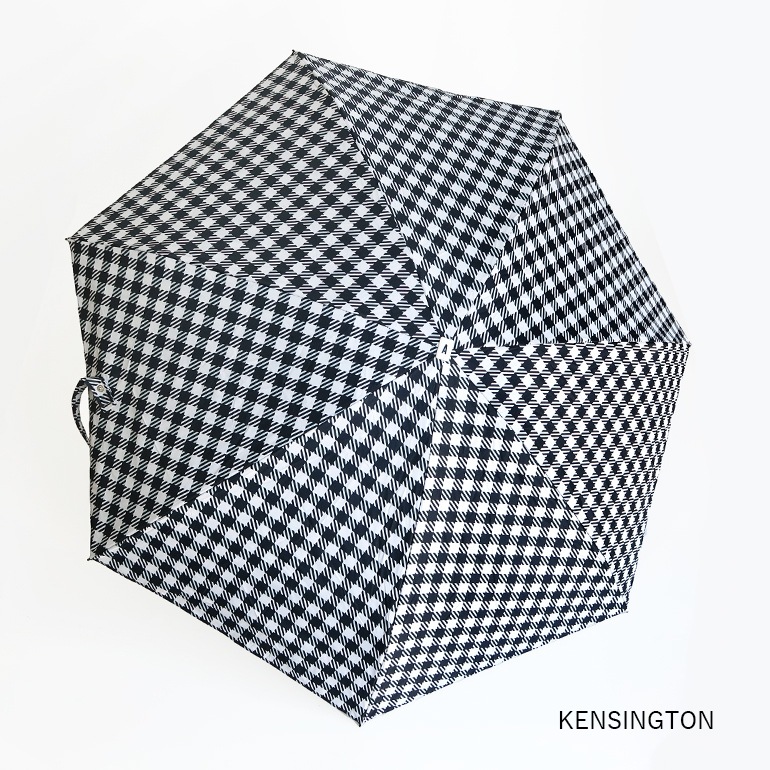 ANATOLE アナトール｜SUN CHECK【KENSINGTON】折り畳み傘 晴雨兼用 遮光