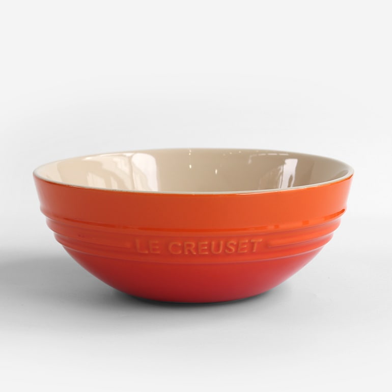 VINTAGE｜LE CREUSET サラダボウル オレンジ