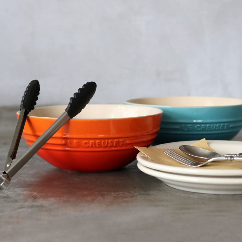 VINTAGE｜LE CREUSET サラダボウル オレンジ