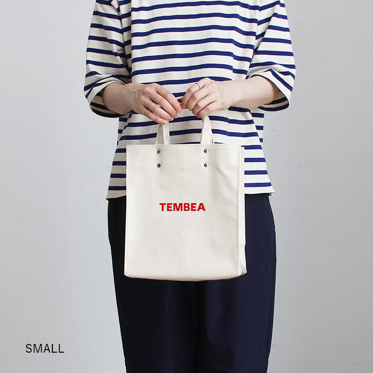 TEMBEA テンベア｜PAPER TOTE SMALL　CHECK BLUE
