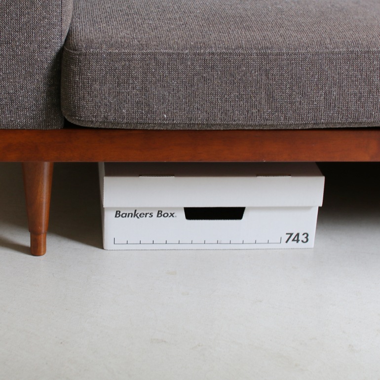 Fellowes フェローズ｜BANKERS BOX 743sボックス 6個1パック（ブラック）
