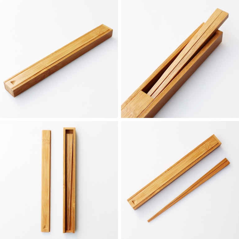 松野屋 まつのや｜スス竹箸と箸箱セット