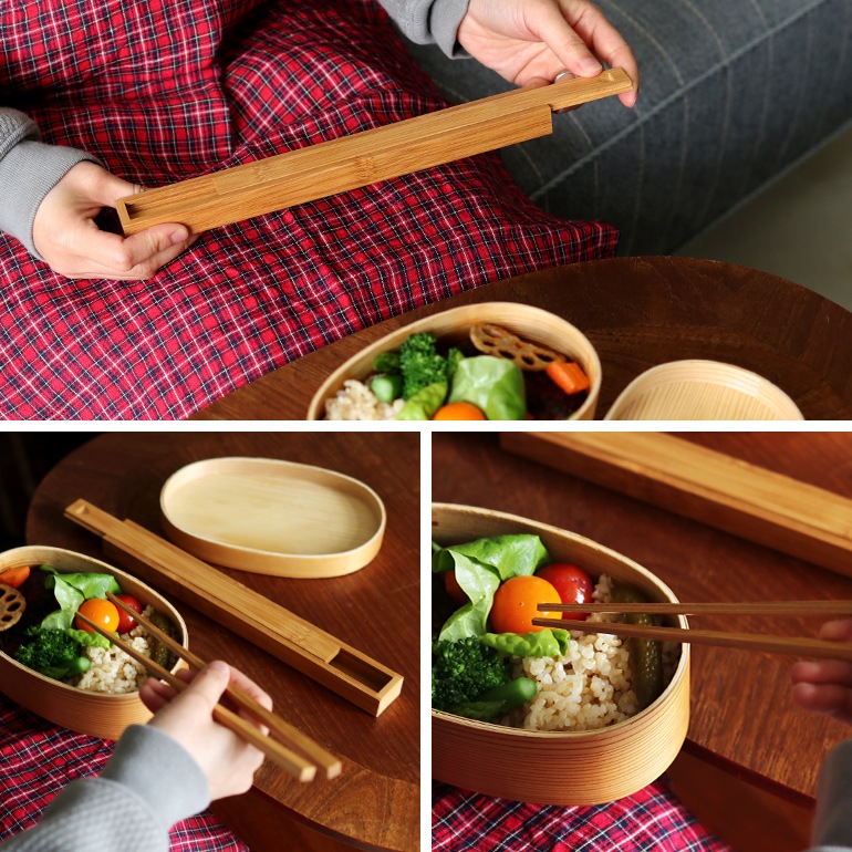 松野屋 まつのや｜スス竹箸と箸箱セット