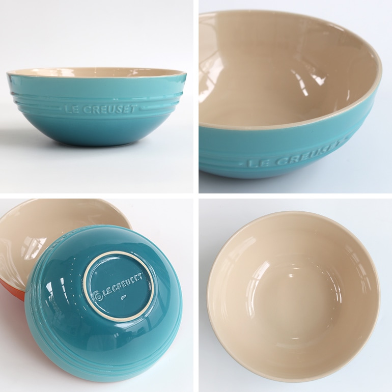 VINTAGE｜LE CREUSET サラダボウル ブルー
