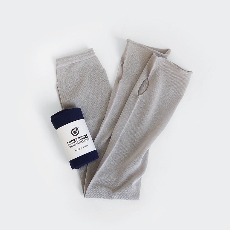 LUCKY SOCKS ラッキーソックス｜UVカットクールアームカバー ワントーン【全2色】