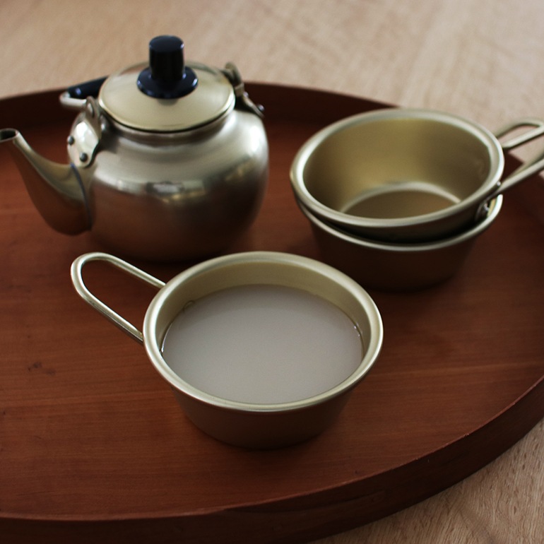 松野屋 まつのや｜アルマイト手付きマッコリコップ 11cm