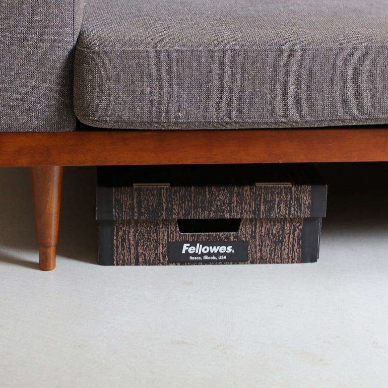 Fellowes フェローズ｜BANKERS BOX 743sボックス 6個1パック（ウッドグレイン）