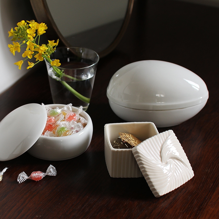 HINODE ヒノデ｜VINTAGE POTTERY SQUARE アクセサリーケース