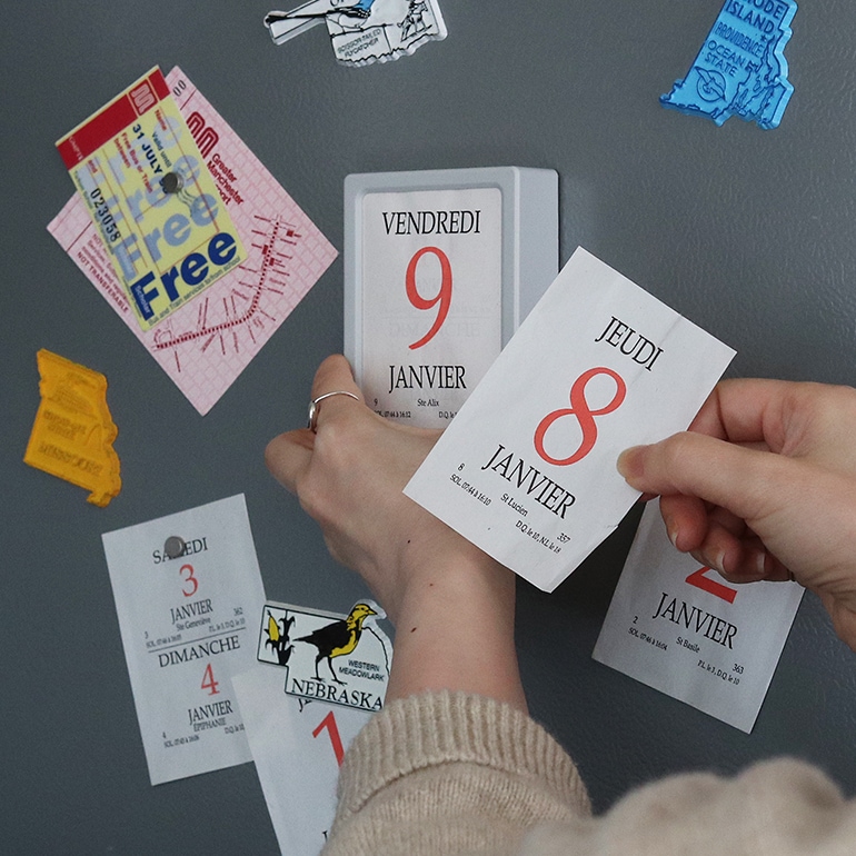 【季節商品/セール】EXACOMPTA エグザコンタ｜日めくりカレンダー(小)  2026